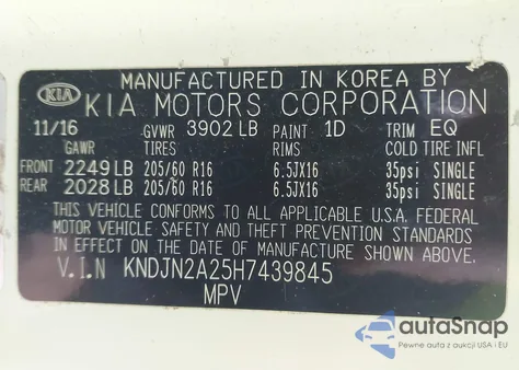 2017 Kia Soul from USA, damaged, VIN KNDJN2A25H7439845